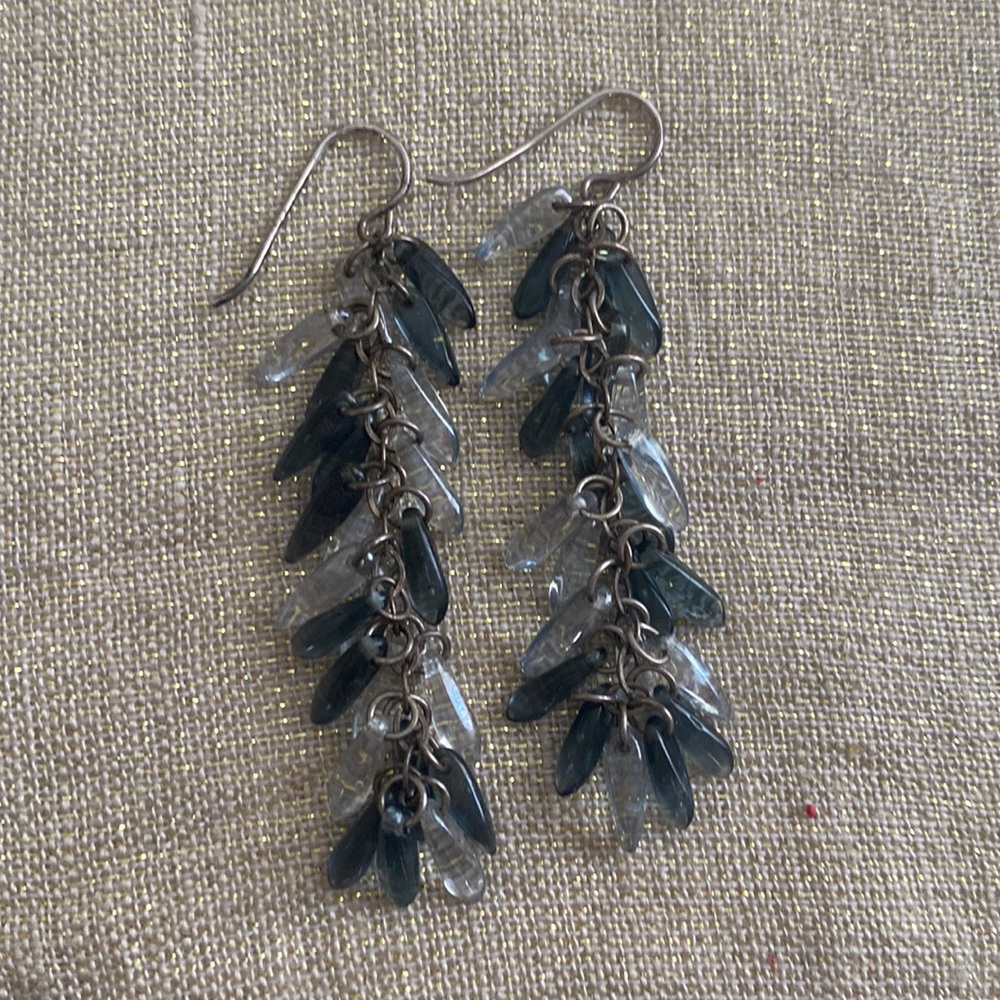 Glass bead earrings